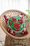 Juliet Roses Stained Glass Cushion Cover