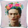 Frida Kahlo Mauve Cushion Cover