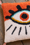 Tufted Eye 100% Recycled Cotton Cushion Cover