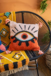 Tufted Eye 100% Recycled Cotton Cushion Cover