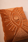 Velvet Eye Cushion Cover
