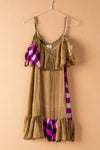 Recycled Silk Short Sleeveless Dress - small - 04