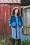 Scrap Scrap Denim Patchwork Box Jacket - S/M