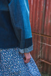 Scrap Scrap Denim Patchwork Box Jacket - S/M