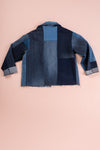 Scrap Scrap Denim Patchwork Box Jacket - S/M