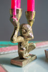 Monkey Two Candle Holder