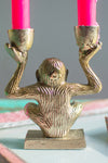 Monkey Two Candle Holder