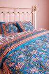 Celestial Blue Cotton Duvet Set