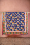 Navy Passion Flower Cotton Quilt