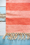 Demelza Medium Pink & Red Striped Rug