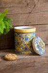 Yellow Ceramic Storage Jar