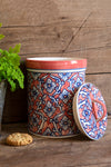 Red Ceramic Storage Jar