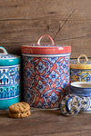 Red Ceramic Storage Jar