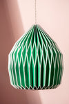 Neon Green Paper Lampshade