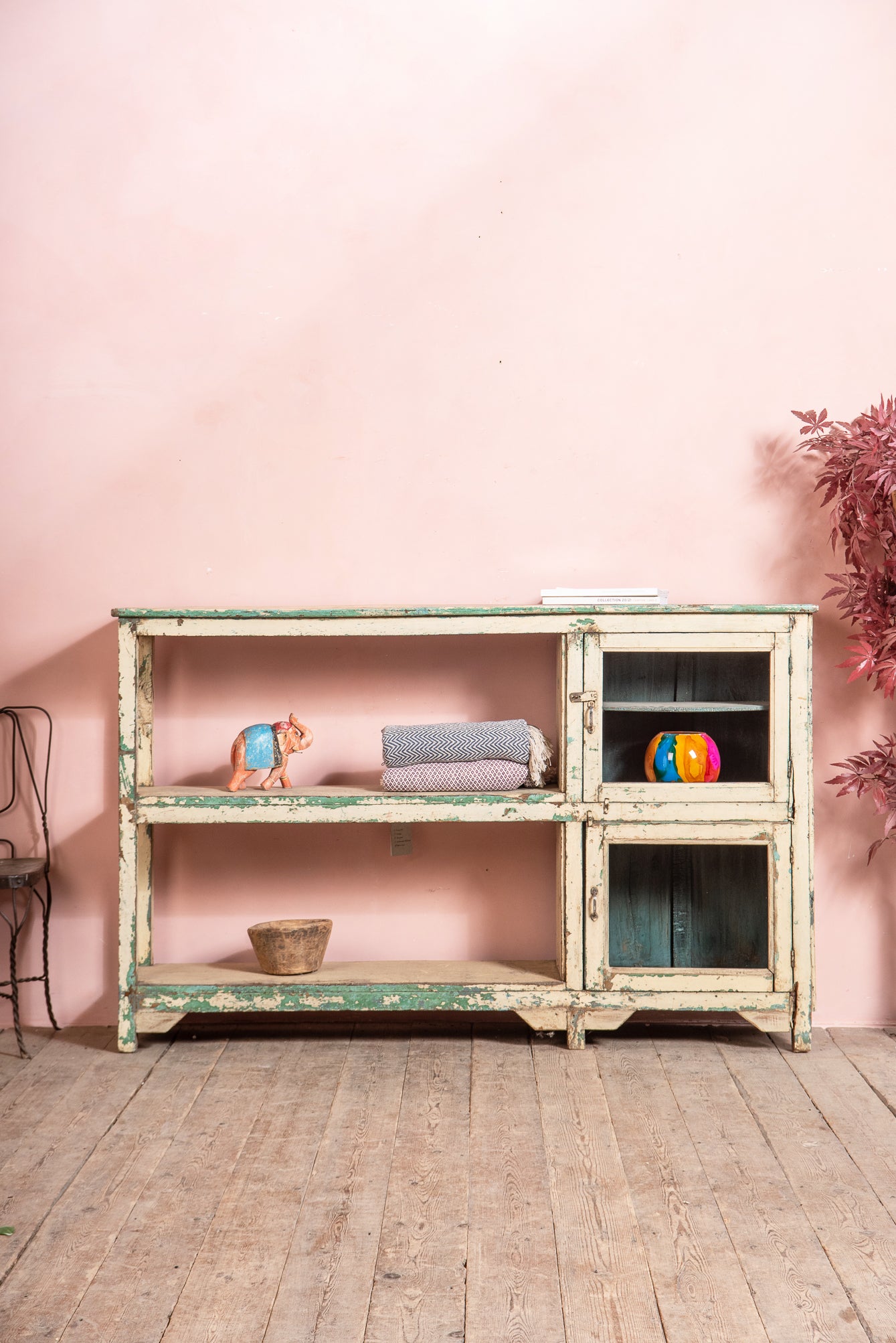 Cream Vintage Storage Unit