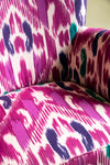 Pink Ikat Armchair