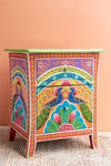 Sisika Hand Painted Bedside Cabinet