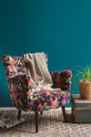 Black Bird of Paradise Velvet Chair