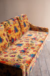 Florence Mustard Tree of Life Velvet Sofa