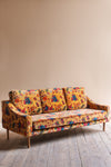 Florence Mustard Tree of Life Velvet Sofa