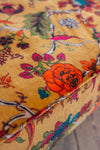 Florence Mustard Tree of Life Velvet Sofa