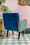 The Lemons Velvet Embroidered Chair
