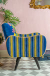 The Lemons Velvet Embroidered Chair
