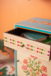 English Rose Hand Painted Cabinet