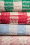 Green 100% Recycled Gingham Throw