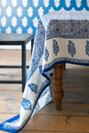 Jaipur Neel Block Print Table Cloth