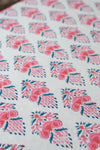Pink City Block Print Table Cloth