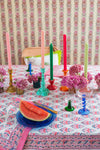 Pink City Block Print Table Cloth