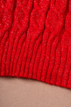 Glo's Day Glow 'Red Sparkle' Jumper - UK 6-10