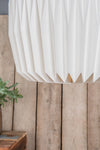 Dome Natural Pleated Paper Lampshade