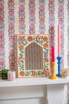 Small Arch Floral Riot Mirror