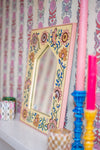 Small Arch Floral Riot Mirror