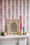 Small Arch Floral Riot Mirror