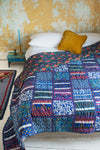 Blue Patchwork Reversible Quilt