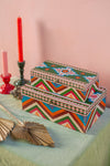 Clover Fields Set of Two Hand Painted Boxes