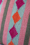 Martha Soft Pink and Sage Wool Cushion Cover