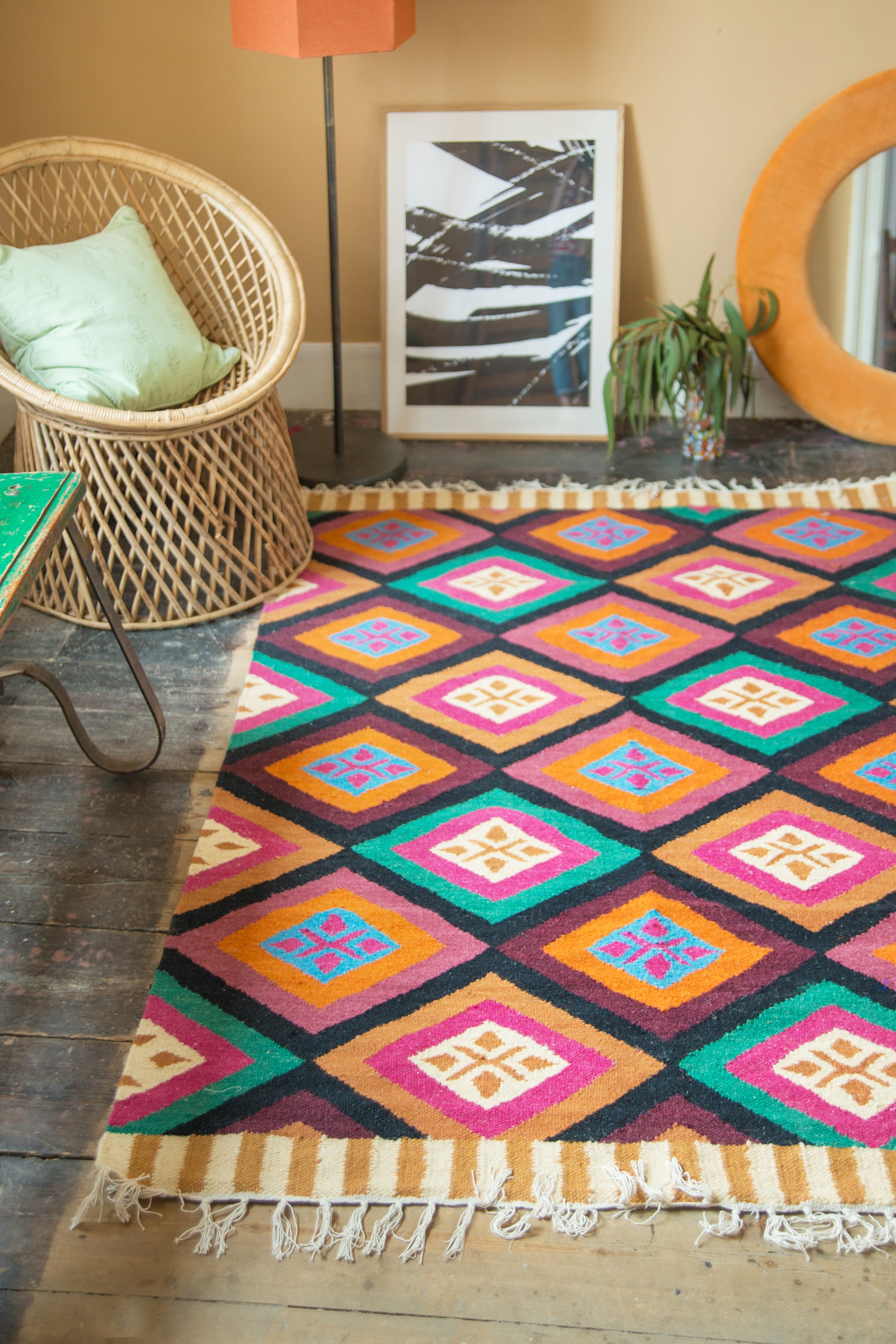 Diamond Wool Rug