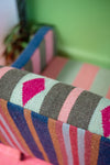 Daphne Wool and Jute Striped Armchair