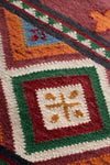 Feuilles Red and Orange Kilim Rug