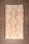 Peach and Teal Vintage Beni Ourain