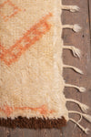 Peach and Teal Vintage Beni Ourain