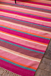 Myrtle Large Wool & Jute Striped Rug