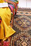 Geometric Woven Wool & Jute Rug