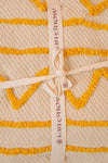 Zofie Natural & Mustard Cotton Tufted Woven Throw