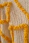 Zofie Natural & Mustard Cotton Tufted Woven Throw
