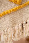 Zofie Natural & Mustard Cotton Tufted Woven Throw